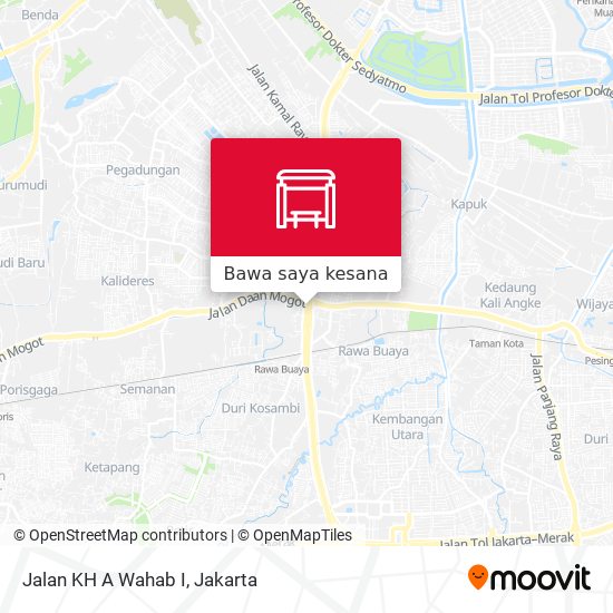 Peta Jalan KH A Wahab I