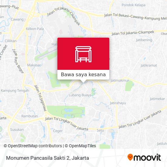 Peta Monumen Pancasila Sakti 2
