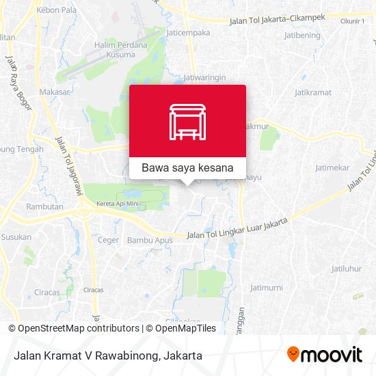 Peta Jalan Kramat V Rawabinong