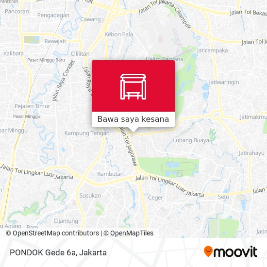 Peta PONDOK Gede 6a