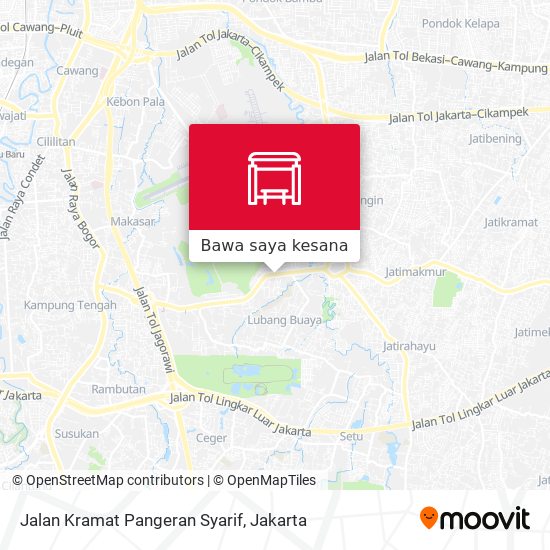 Peta Jalan Kramat Pangeran Syarif