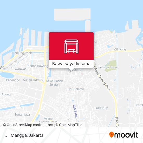 Peta Jl. Mangga