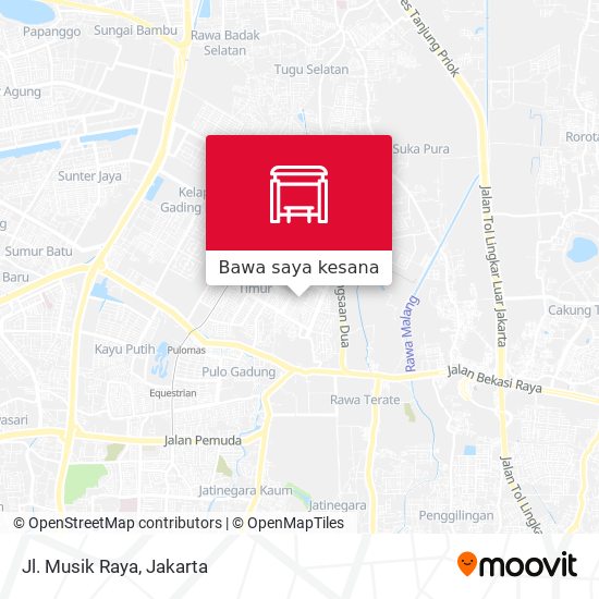 Peta Jl. Musik Raya