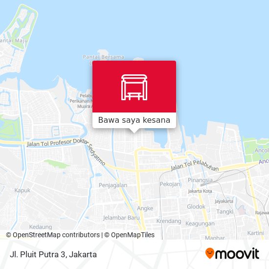 Peta Jl. Pluit Putra 3