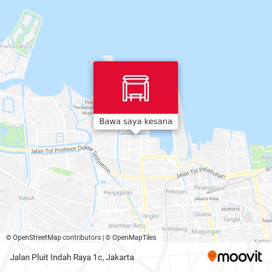 Peta Jalan Pluit Indah Raya 1c