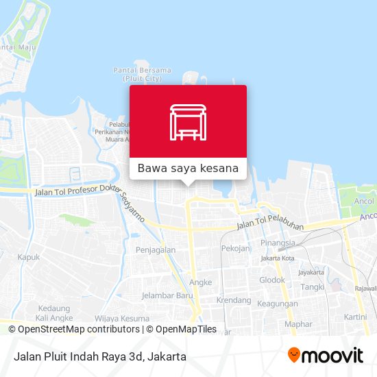 Peta Jalan Pluit Indah Raya 3d