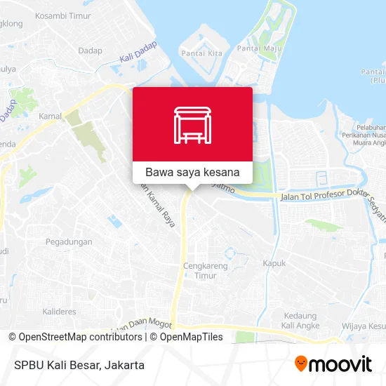 Peta SPBU Kali Besar