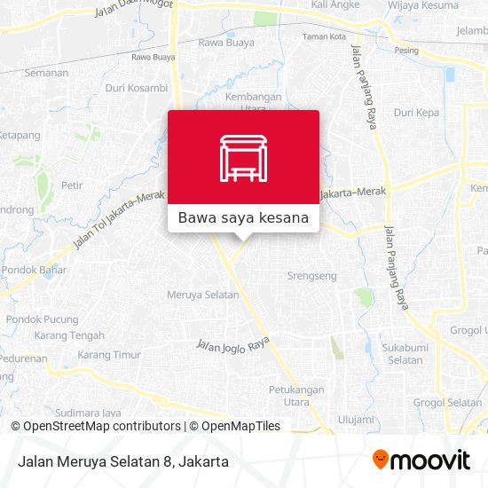 Peta Jalan Meruya Selatan 8