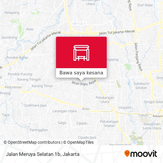 Peta Jalan Meruya Selatan 1b