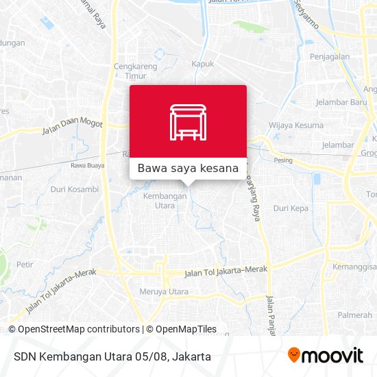 Peta SDN Kembangan Utara 05/08