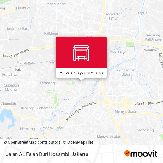 Peta Jalan AL Falah Duri Kosambi