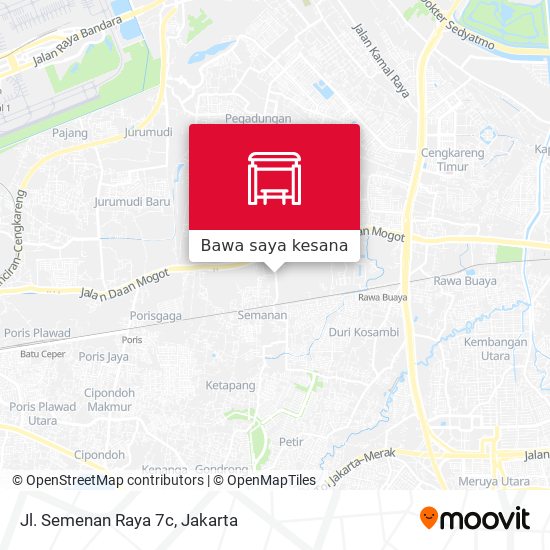 Peta Jl. Semenan Raya 7c