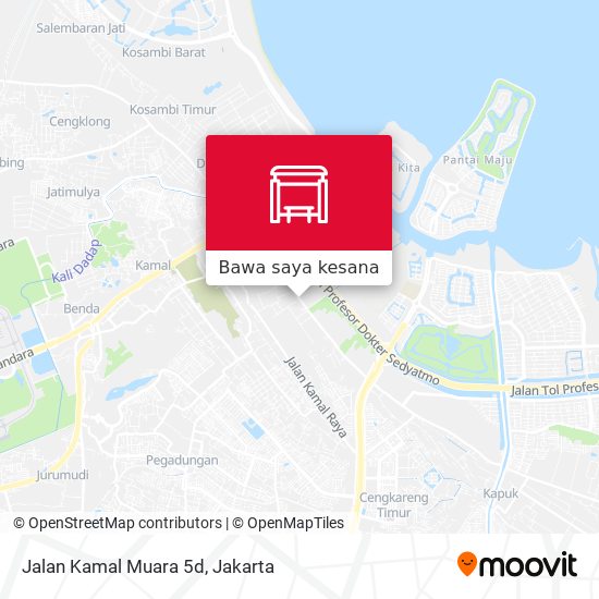 Peta Jalan Kamal Muara 5d