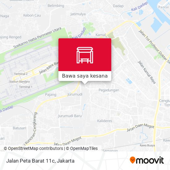 Peta Jalan Peta Barat 11c