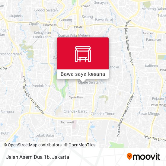 Peta Jalan Asem Dua 1b