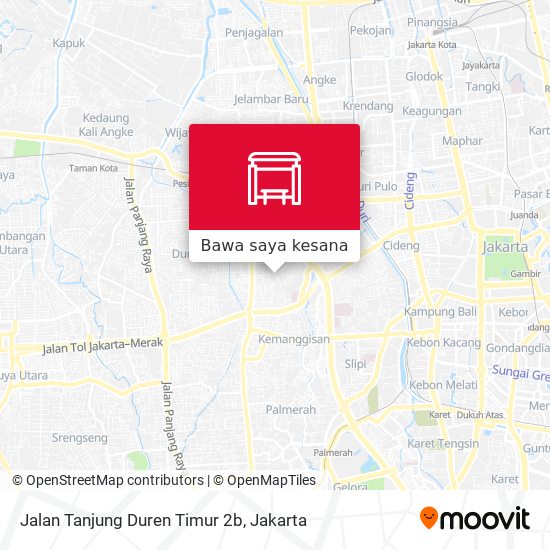 Peta Jalan Tanjung Duren Timur 2b