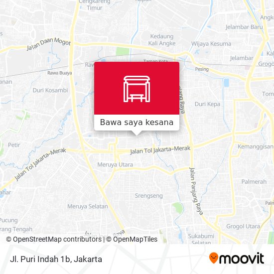 Peta Jl. Puri Indah 1b