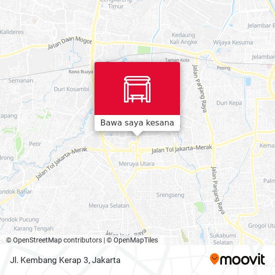 Peta Jl. Kembang Kerap 3