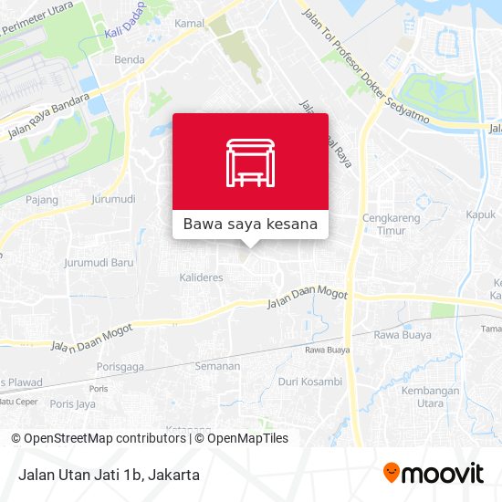 Peta Jalan Utan Jati 1b