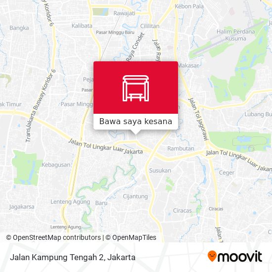 Peta Jalan Kampung Tengah 2