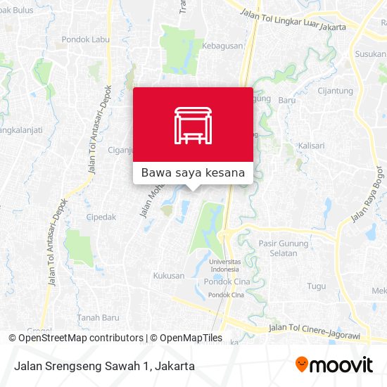 Peta Jalan Srengseng Sawah 1