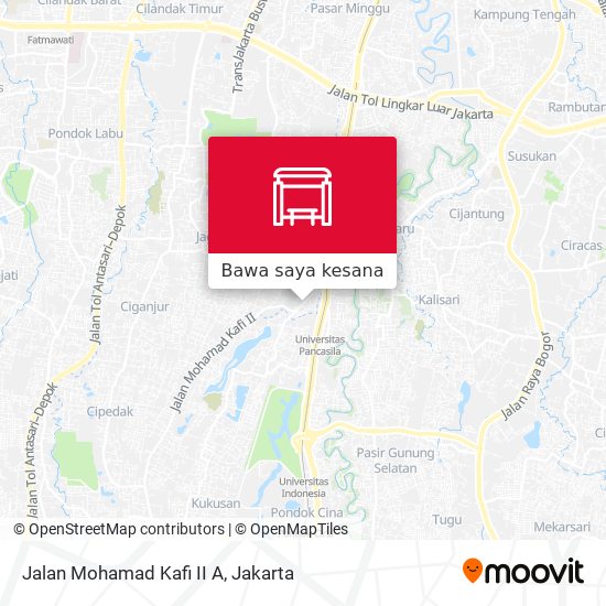 Peta Jalan Mohamad Kafi II A