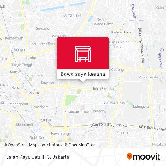 Peta Jalan Kayu Jati III 3
