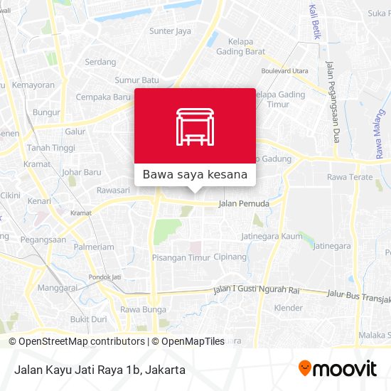 Peta Jalan Kayu Jati Raya 1b