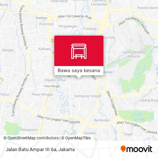 Peta Jalan Batu Ampar III 6a