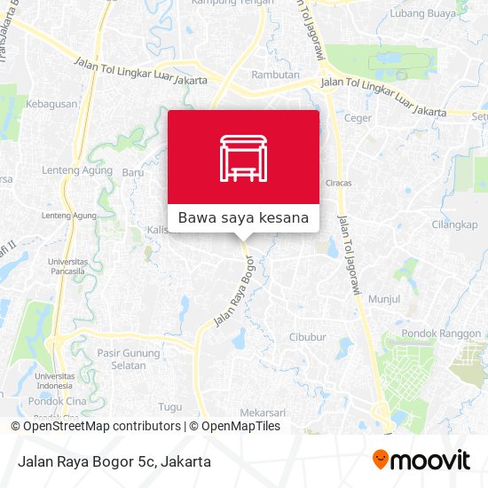 Peta Jalan Raya Bogor 5c