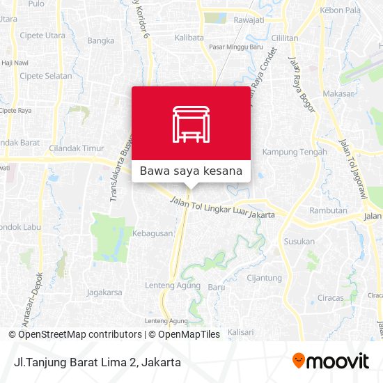 Peta Jl.Tanjung Barat Lima 2