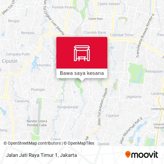Peta Jalan Jati Raya Timur 1