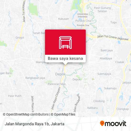 Peta Jalan Margonda Raya 1b