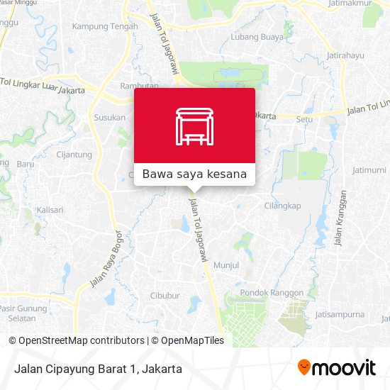 Peta Jalan Cipayung Barat 1