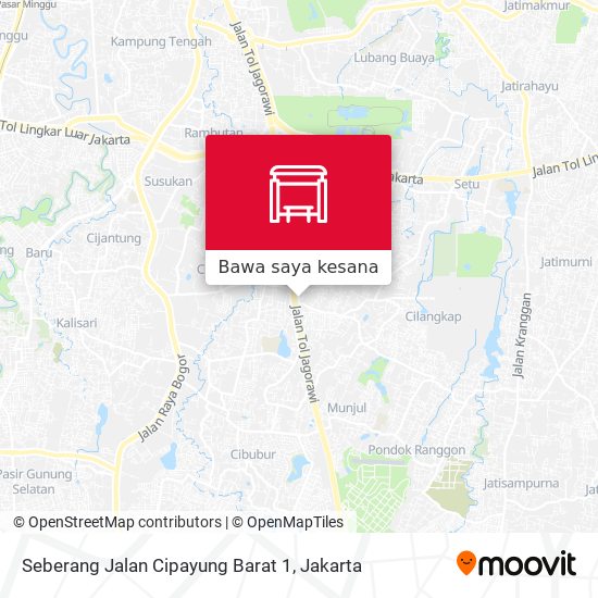 Peta Seberang Jalan Cipayung Barat 1