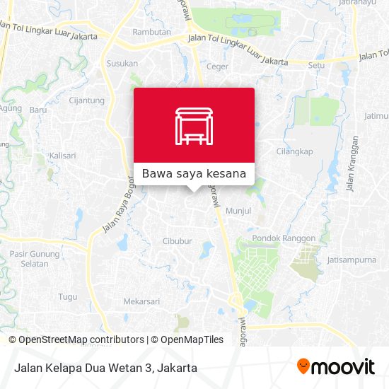 Peta Jalan Kelapa Dua Wetan 3