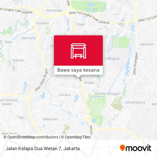 Peta Jalan Kelapa Dua Wetan 7