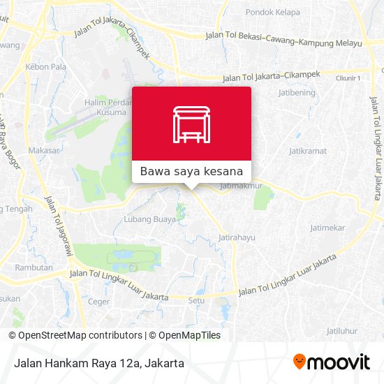 Peta Jalan Hankam Raya 12a