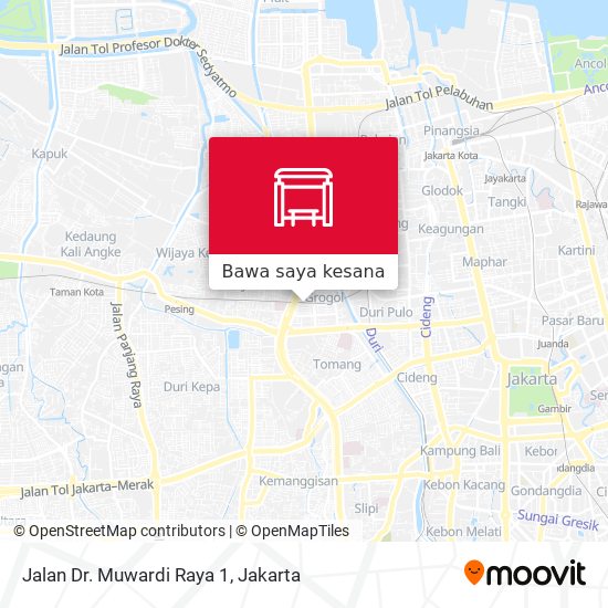 Peta Jalan Dr. Muwardi Raya 1