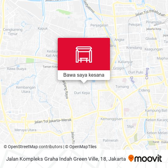 Peta Jalan Kompleks Graha Indah Green Ville, 18