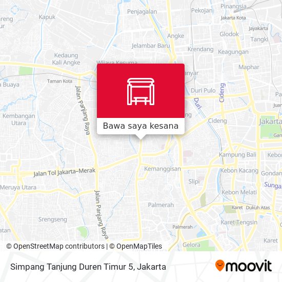 Peta Simpang Tanjung Duren Timur 5