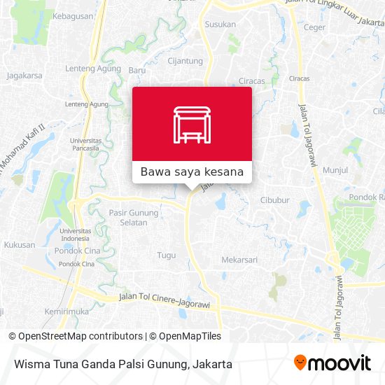 Peta Wisma Tuna Ganda Palsi Gunung
