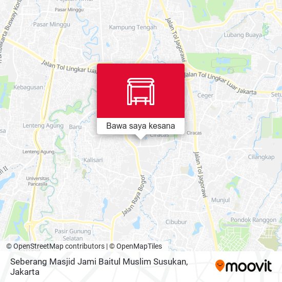 Peta Seberang Masjid Jami Baitul Muslim Susukan