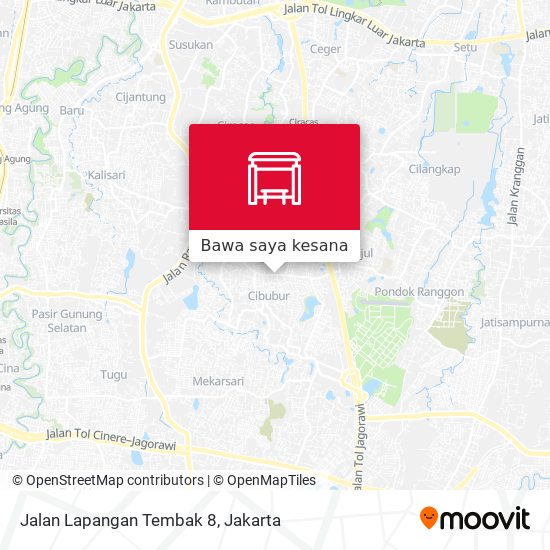 Peta Jalan Lapangan Tembak 8