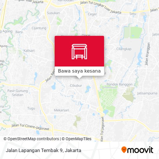 Peta Jalan Lapangan Tembak 9