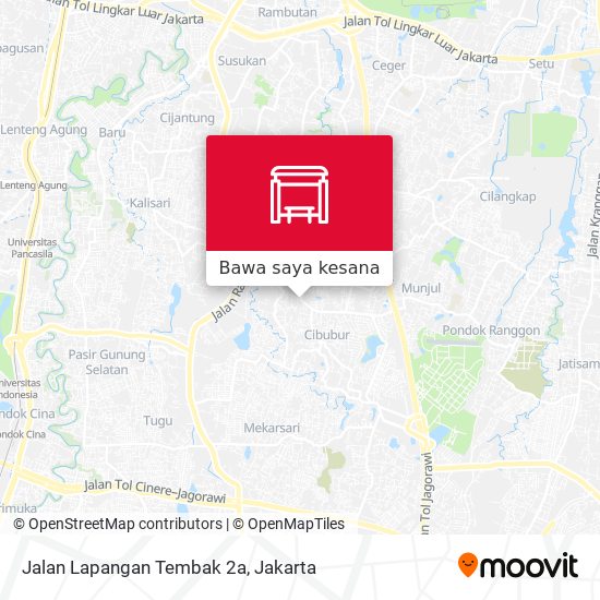 Peta Jalan Lapangan Tembak 2a