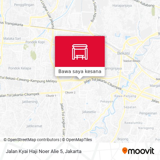 Peta Jalan Kyai Haji Noer Alie 5