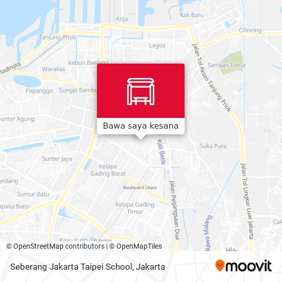 Peta Seberang Jakarta Taipei School