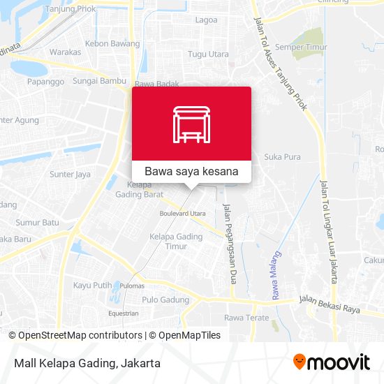 Peta Mall Kelapa Gading