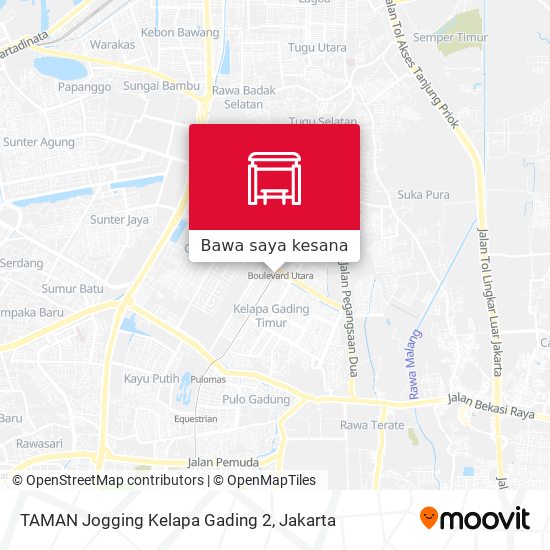 Peta TAMAN Jogging Kelapa Gading 2